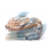 Lot 178 Adorable Miniature Aquamarine Carved Bunny