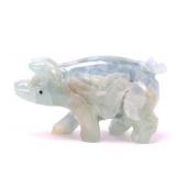 Lot 181 Adorable Aquamarine Carved Piggy