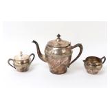 Lot 183 Matching Set of Silver Vessels