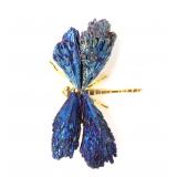 Lot 200 Beautiful Bright Blue Tourmaline Dragonfly