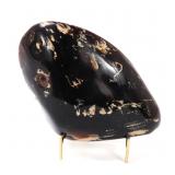 Lot 244 Gorgeous Large Section of Ancient Amber wStand