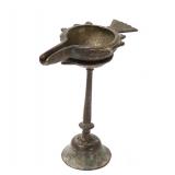 Lot 275 Vintage Indian Bronze Oil Lamp
