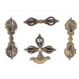 Lot 276 Group of Three Tantric Dorje & One Kartika