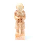 Lot 301 Chinese Hardstone Carved Guardian Figure