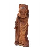 Lot 317 Chinese Wood Guardian Statue