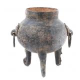 Lot 324 Chinese Bronze Archaistic Tripod Vessel