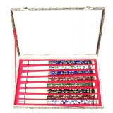 Lot 329 Wonderful Family Set of Eight Chinese Cloisonne Chopsticks