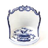 Lot 338 Chinese Blue & White Orchid Base