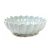 Lot 341 Chinese Celadon Glazed Flower Petal Bowl