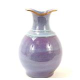 Lot 350 Chinese Blue & Purple Glazed Vase