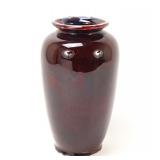Lot 355 Chinese Porcelain Oxblood Flambe Glazed Vase