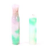 Lot 366 Two Chinese Mottled Green Carvings