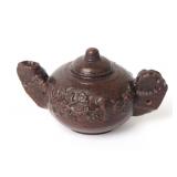 Lot 380 Agar Wood Carved Teapot Pendant