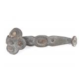 Lot 382 Chinese Brass Floral Belt Hook