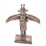 Lot 428 Jeffrey Castillo Vintage Kachina Doll, Silver 70 grams