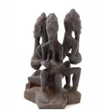 Lot 453 African Wood Carved Altar, Musicians