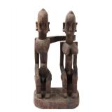 Lot 456 Dogon Seated Couple Wood Statue