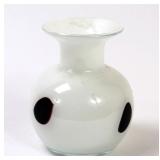 Lot 501 Lovely Squat Glass Flower Vase