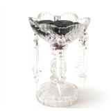 Lot 502 Beautiful Vintage Glass Bobeche Candlestick