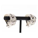 Lot 140 Lovely Chr. Dior Rhinestone Clip-On Earrings