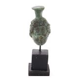 Lot 151 Fine Roman Bronze Head of Zeus-Serapis wStand