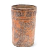 Lot 162 Fine Ancient Maya Pottery Cylinder