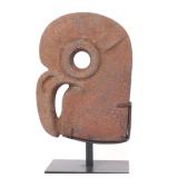 Lot 173 Pre-Columbian Bird Head Hacha, Maya 550-950 CE