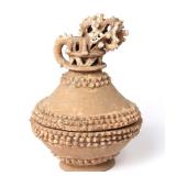 Lot 184 Costa Rican Zoomorphic Potosi Applique Incensario, 500 - 1350 CE