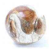 Lot 249 Wonderful Ancient Petrified Wood Sphere