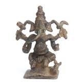 Lot 283 Indian Bronze Ganesha Miniature, 16th-17th c.