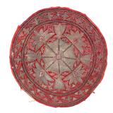 Lot 285 Intricately Detailed Persian Textile, Silver Thread