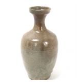 Lot 292 Early Olive Green Glazed Korean Bottle Vase