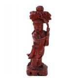 Lot 300 Chinese Boxwood Daoist Immortal Statue