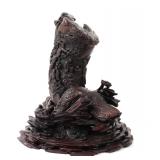 Lot 301 Fragrant Chinese Oud Agarwood Carving - 2.7 lbs