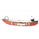 Lot 361 PNG Wood Carved Feast Canoe