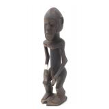 Lot 372 African Wood Carved Guardian Statue