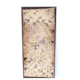 Lot 383 Classic Old Raffia Cut-Pile Textile, Kuba