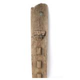 Lot 387 Rare Borneo Chiefs Ladder, Ironwood with Copper Sun