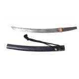 Lot 22 Japanese Wakizashi Sword w Scabbard (Signed)