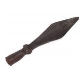 Lot 27 Chinese Iron Spear Head, Qing Dynasty 1944-1912