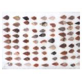 Lot 52 Collection of 81 Arrowheads