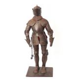 Lot 68 Enlarged Scale Miniature Model Armour w Double Spike Flail