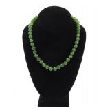 Lot 76 Beautiful Light Green Jade Style Beaded Necklace