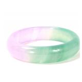 Lot 86 Stunning Rainbow Jade Style Bangle