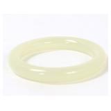 Lot 87 Chinese White Jade Style Bangle Bracelet
