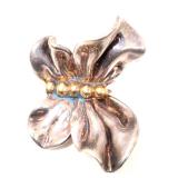 Lot 132 Beautiful Sterling Silver Hand Made Butterfly Pin