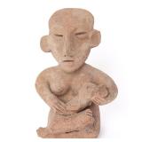 Lot 162 Pre-Columbian Chinesco Type D Ceramic Mother Child