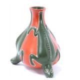 Lot 168 Beautiful Handmade Tripod Lizard Vessel