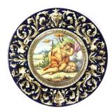 Lot 180 Italian Hand Painted Majolica Charger