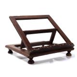 Lot 181 Early Victorian Book  Bible Stand